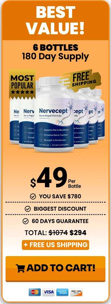 Nervecept 6 bottles